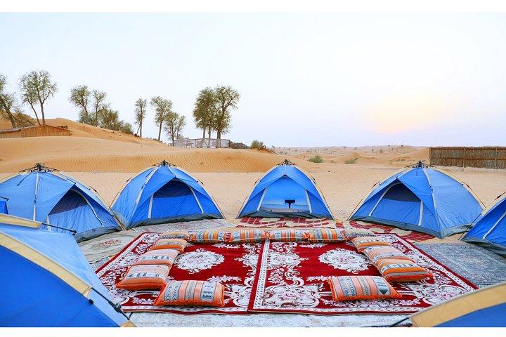 Pernottamento in tenda per coppie in campeggio nell'oasi beduina - Ras al Khaimah