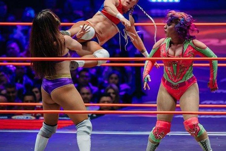 Wrestling show och en mexikansk middag