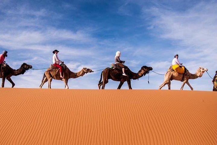 Tour privato di 4 giorni nel deserto del Merzouga da Marrakech