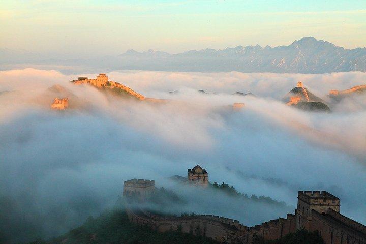 Excursão de caminhada de 4 horas para a Grande Muralha para grupos pequenos de Jinshanling a Simatai com almoço