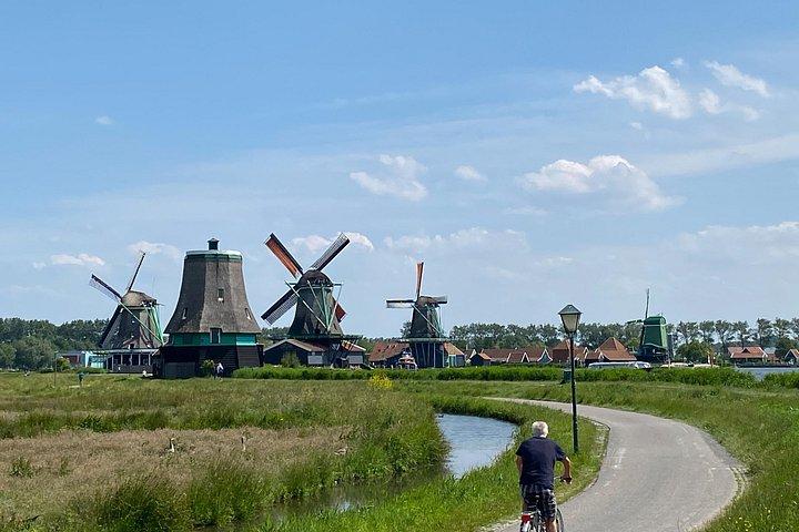 Escape Amsterdam: E-Bike to Zaanse Schans Windmills & Zaandam