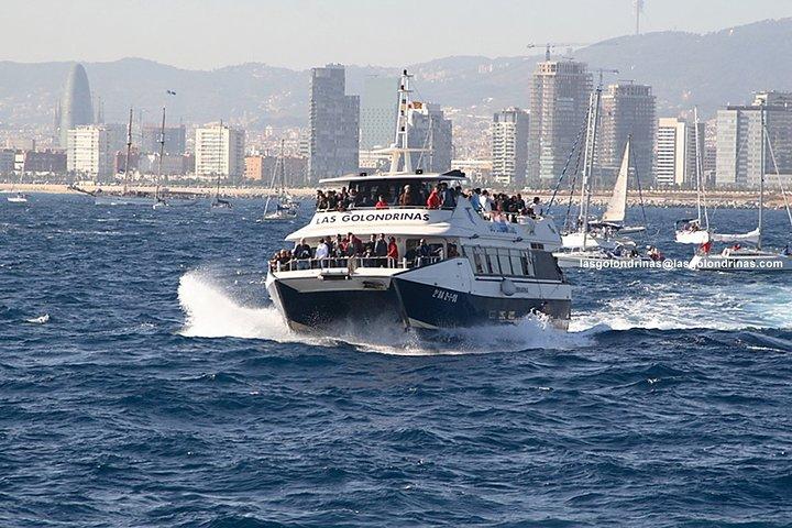 Las Golondrinas Barcellona 60-min giro in barca