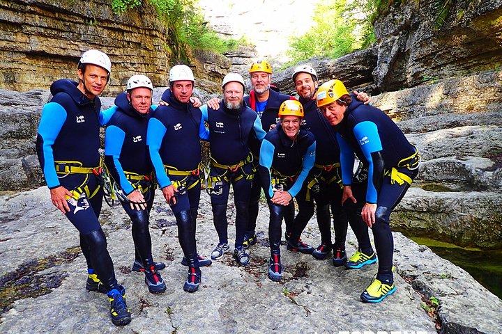 Canyoning i Almbach med en statscertificeret guide