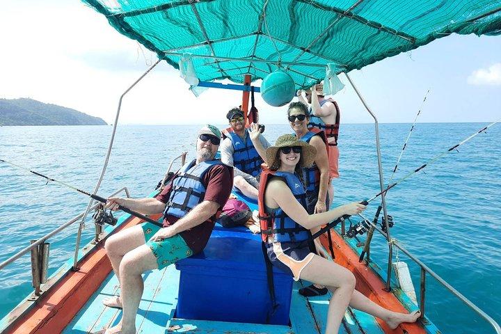 Excursão de um dia de pesca de barco privado de Koh Samui