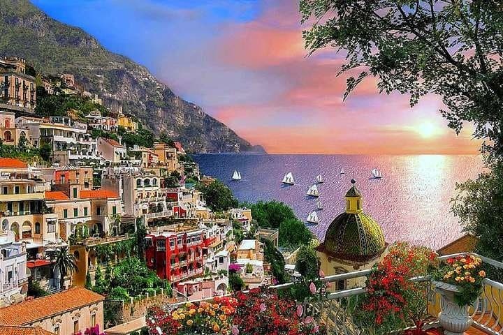 Sorrento-Positano-Amalfi Combined Tour with Lunch