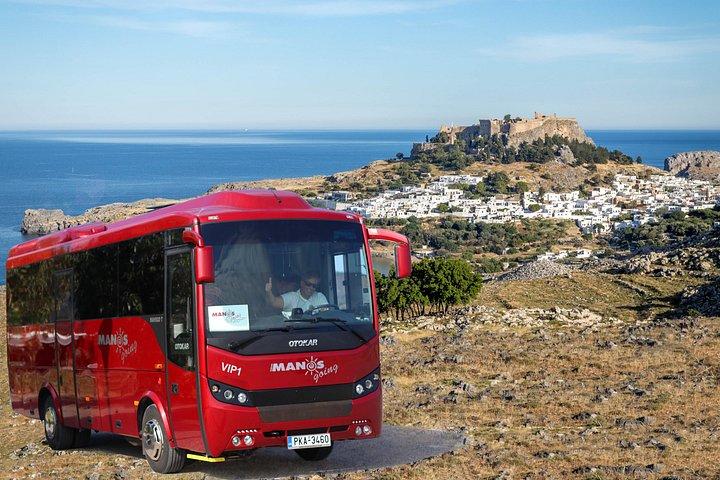 De Rhodes : Transfert matinal facile à Lindos & 4 heures de temps libre