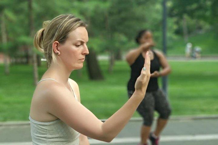 Classe de aprendizagem de tai chi e chinês