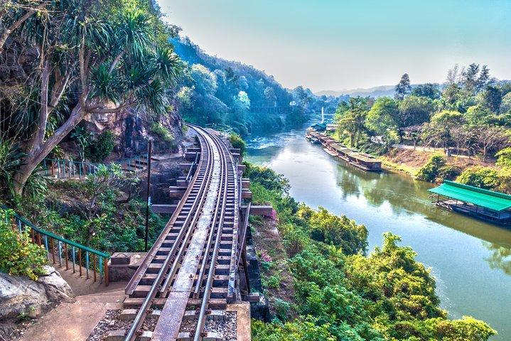 Brug op de rivier Kwai en Thailand-Birma Railway Begeleide Tour