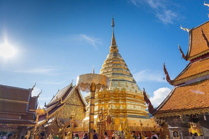 Ikoniske landemærker og templer i Chiang Mai