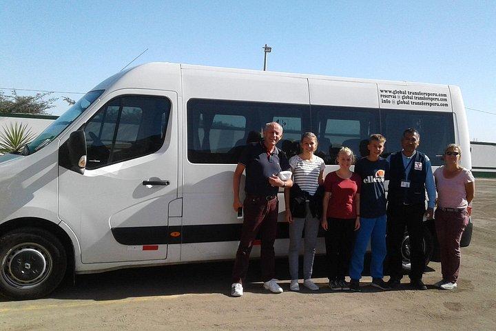 PARACAS SHUTTLE BUS - From Lima to Paracas
