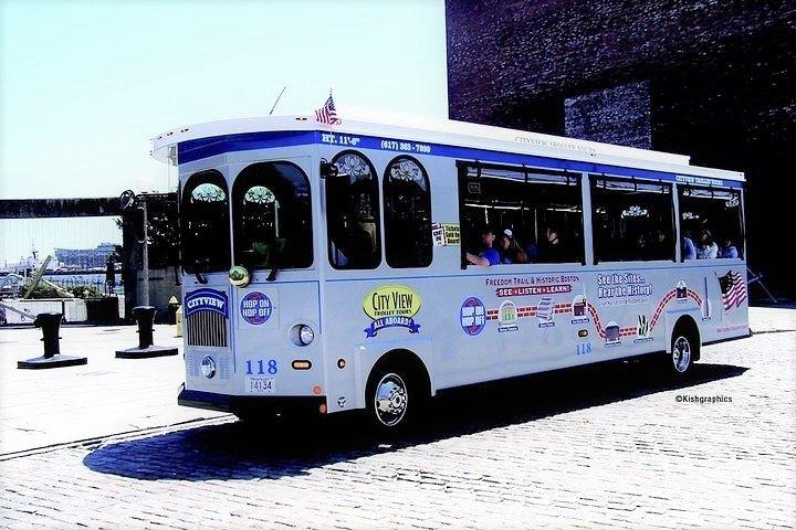1 oder 2 Tage HOP-ON & HOP-OFF Erzählte Trolleytour durch Boston