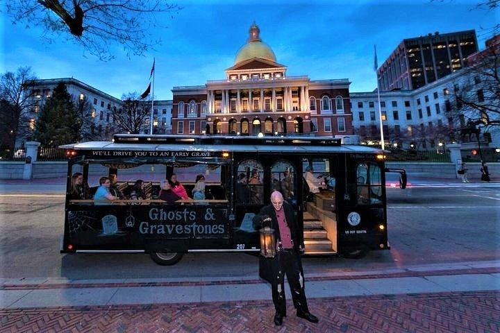 Boston spöken och gravstenar vagn Tour