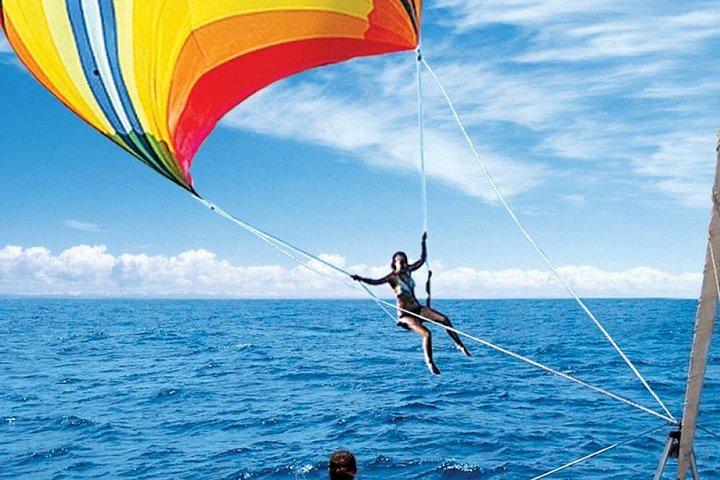 Cancun to isla mujeres catamaran sailing