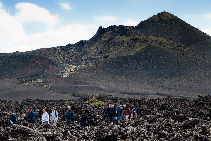 Begeleide wandeling in het natuurpark van Los Volcanes.