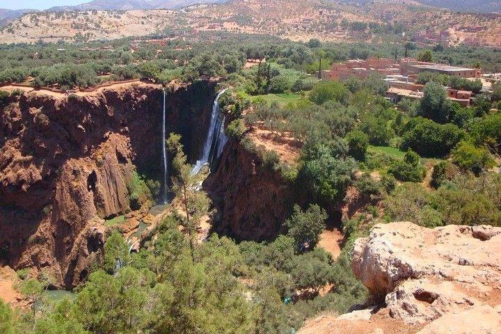 Visite privée d'une journée aux cascades d'Ouzoud au départ de Marrakech