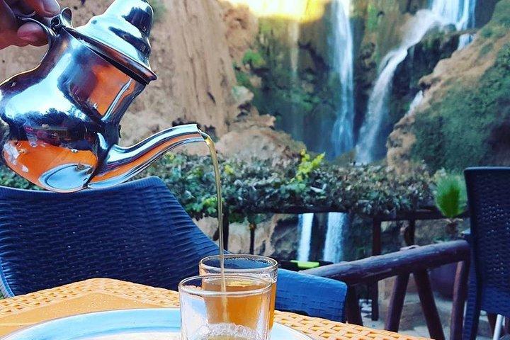 Visite privée d'une journée aux cascades d'Ouzoud au départ de Marrakech