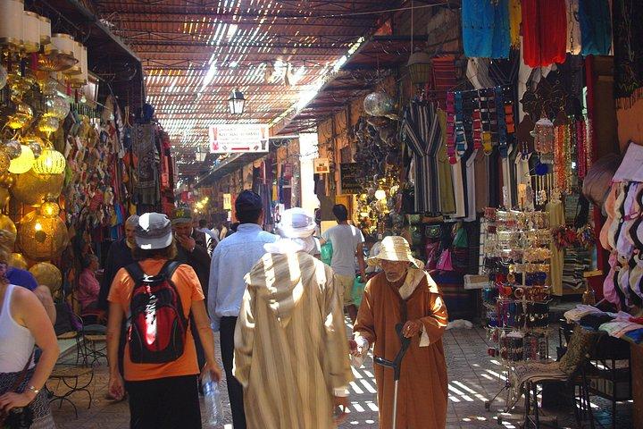 Marrakech monument och souks 3-timmars rundtur