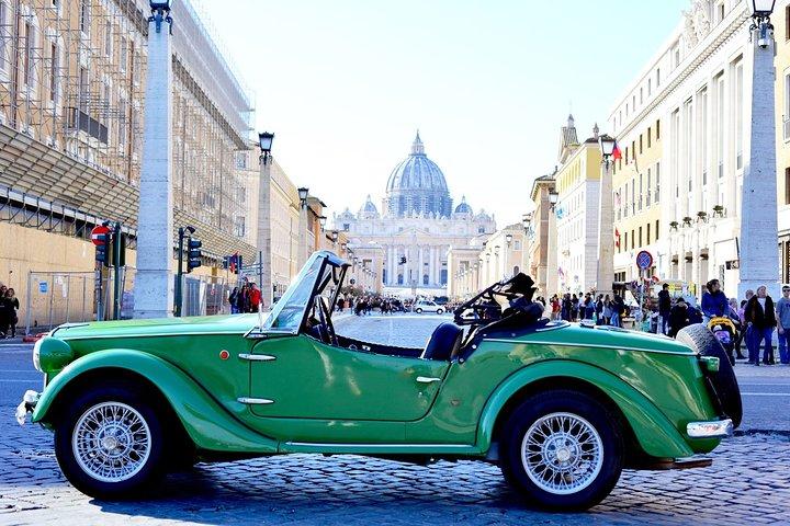 Tour panorámico de Roma en Cabriolet clásico