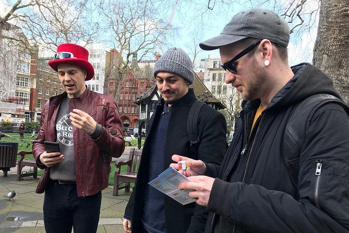 Teatralsk Scavenger Hunt, med en karaktervært