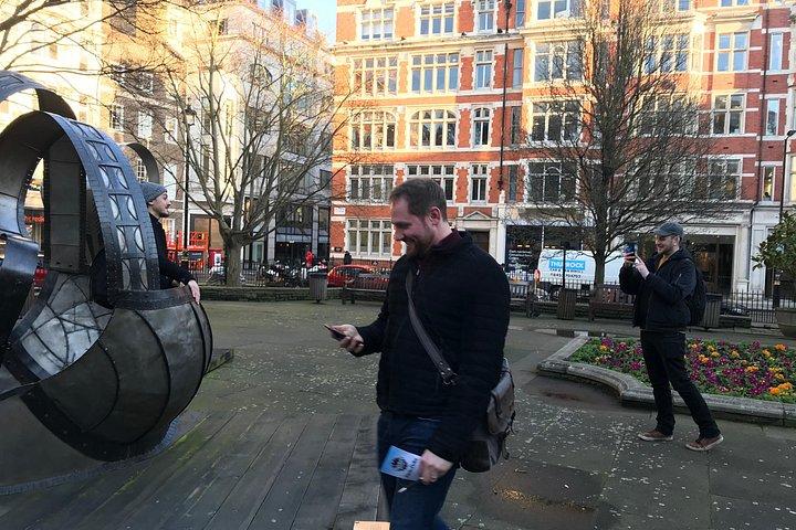 Teatralsk Scavenger Hunt, med en karaktervært