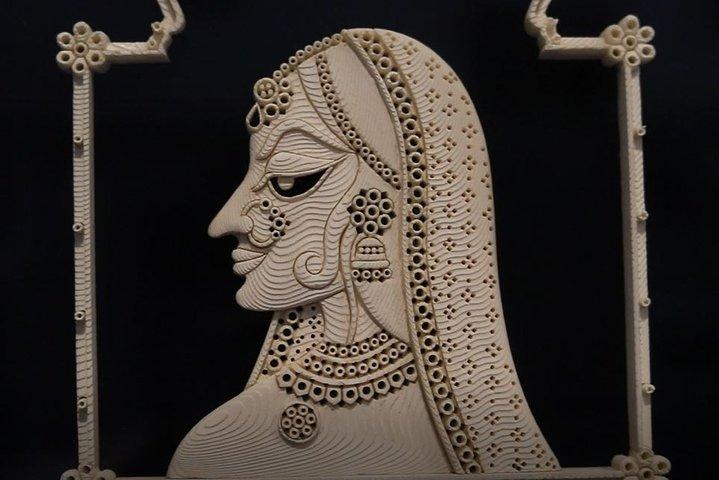 Private Samudari Jhaagh Sea Foam Carving Werkstatt in Udaipur