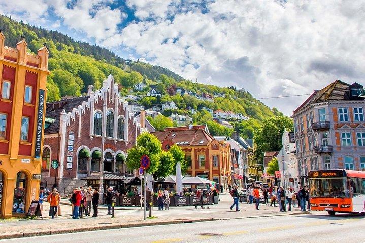 Bergen stadsoverzicht privéwandeling