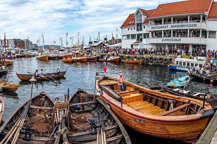 Bergen stadsoverzicht privéwandeling