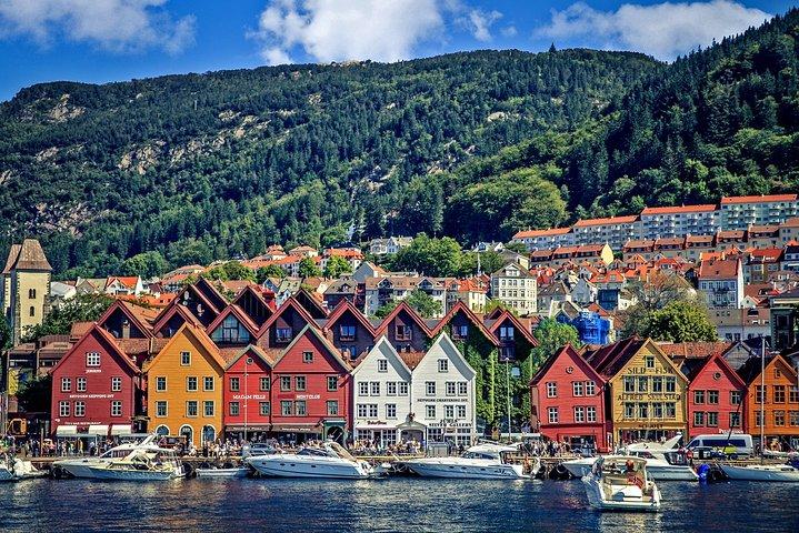 Bergen stadsoverzicht privéwandeling