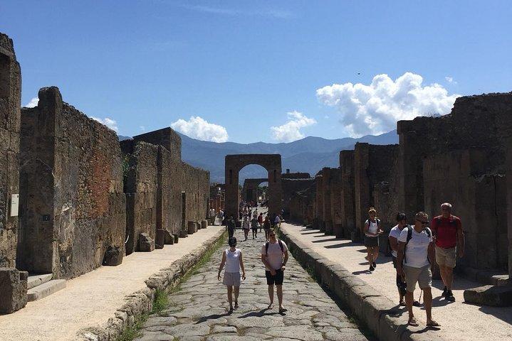 Rundtur i den antika staden Pompei från Rom