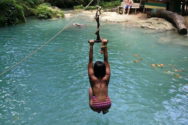 Blue Hole Waterfalls Tour from Montego Bay
