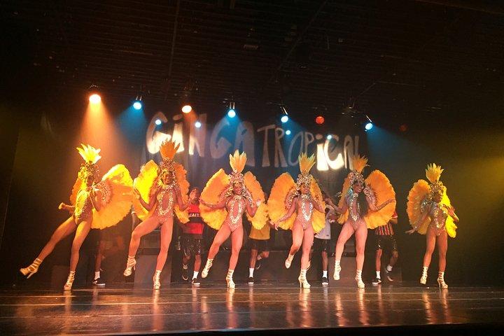 Visita guidata allo spettacolo di musica tropicale Ginga con cena