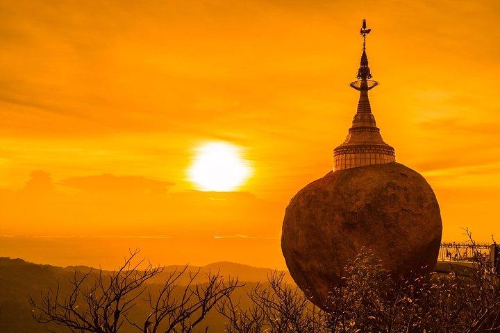 Trésor de 6 jours du Myanmar (Yangon - Golden Rock - Bagan - Lac Inle)