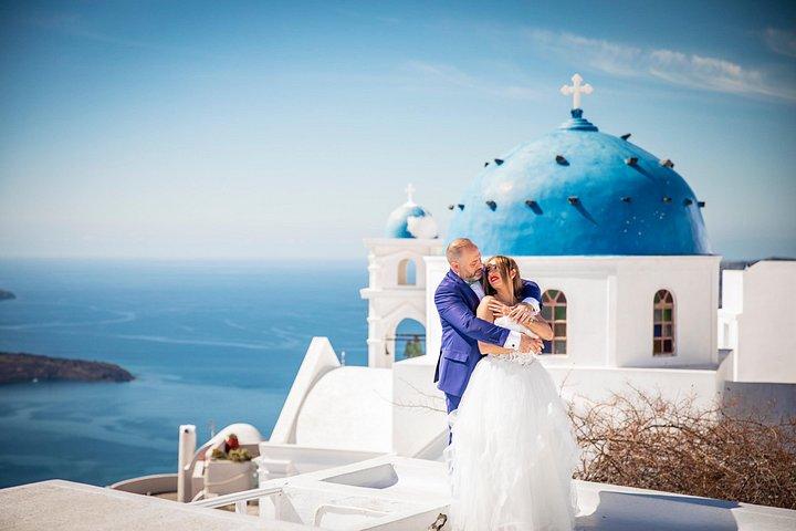 Santorini bryllupspakker til 2