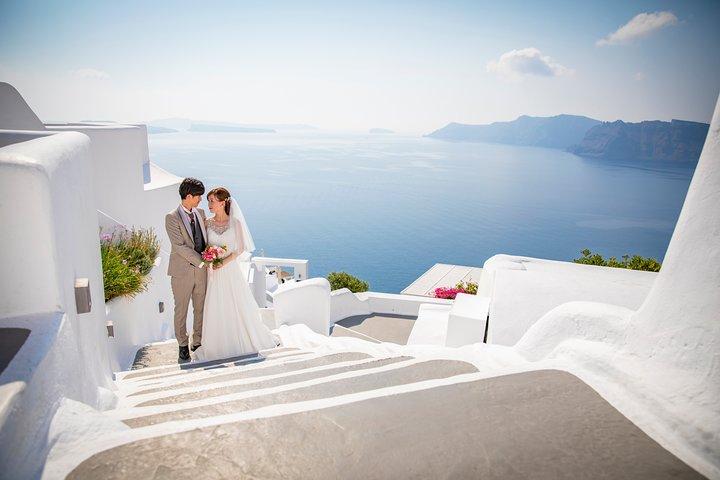 Santorini bryllupspakker til 2