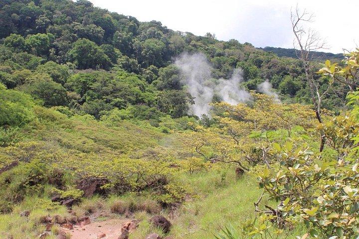 Active Volcano Hike and Waterfall