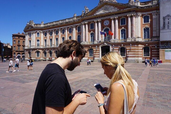 Jogo de pista autoguiado para descobrir Toulouse