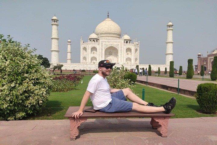 Agra : Private Tour ohne Anstehen Taj Mahal und Agra Fort
