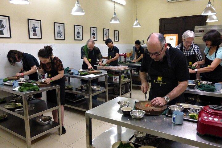 Halvdags matlagningsupplevelse i Hanoi