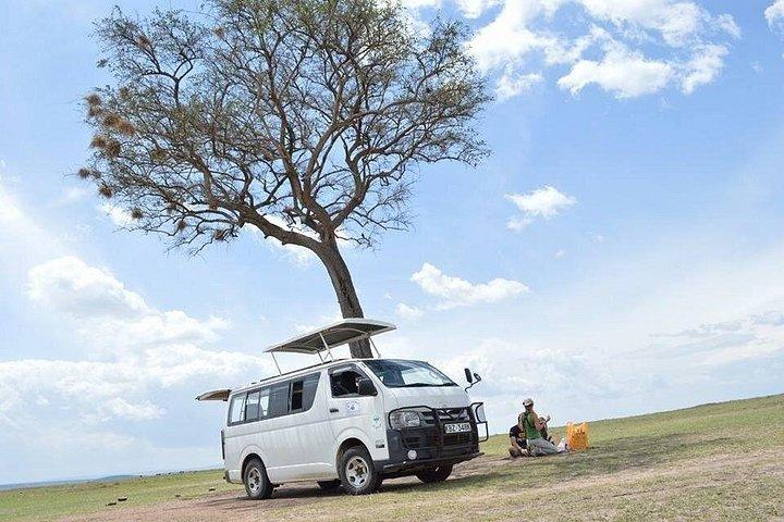 4WD ランド クルーザー ジープで行く 3 日間のマサイ マラ キャンプ サファリ