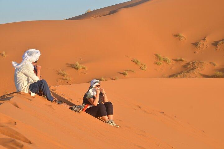 Desde Ouarzazate : Opción de Tour Merzouga Sahara de 3 días que termina en Fez
