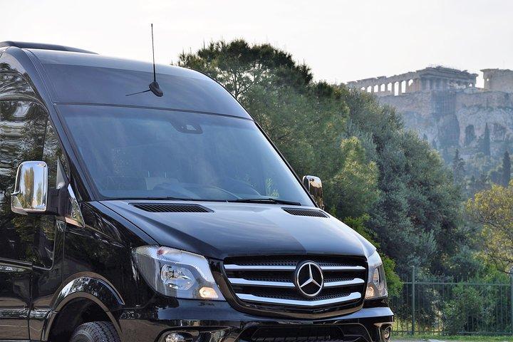 Trasferimento privato dall'aeroporto di Atene. Mercedes Black Vehicles!