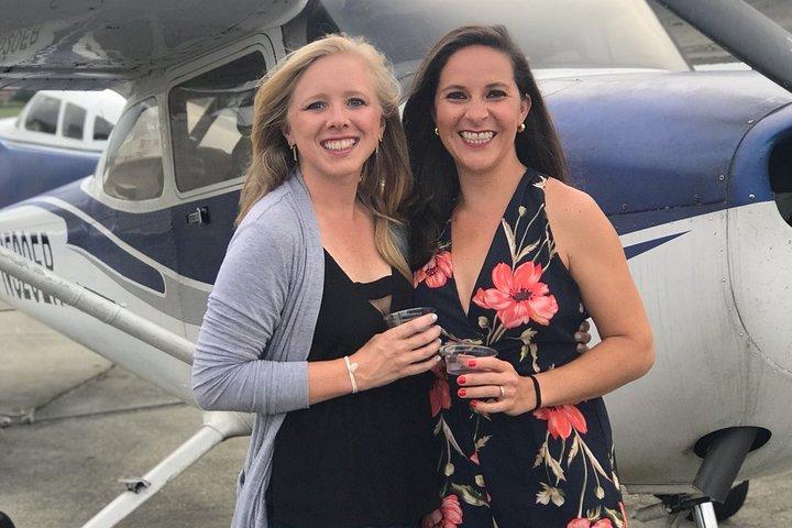 New Orleans VIP-sightseeingflyg med champagne och choklad eller vin och ost