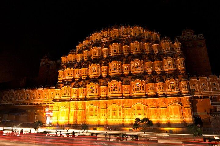 Abendwanderung in Jaipur