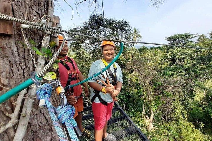 Jungle Xtreme Zipline 16 Platforms Tour From Koh Samui