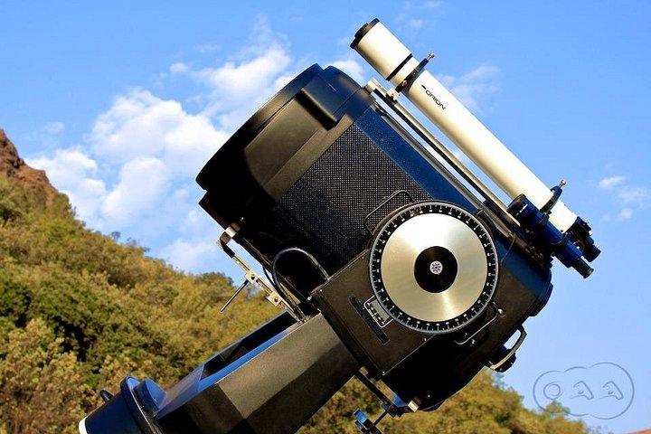サンティアゴ近郊のブティック天文台で星空を眺める