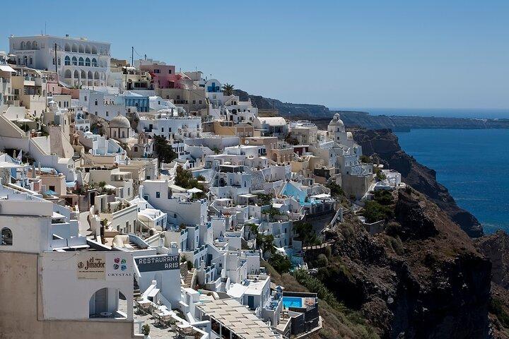 Caminhada de meio dia em Santorini