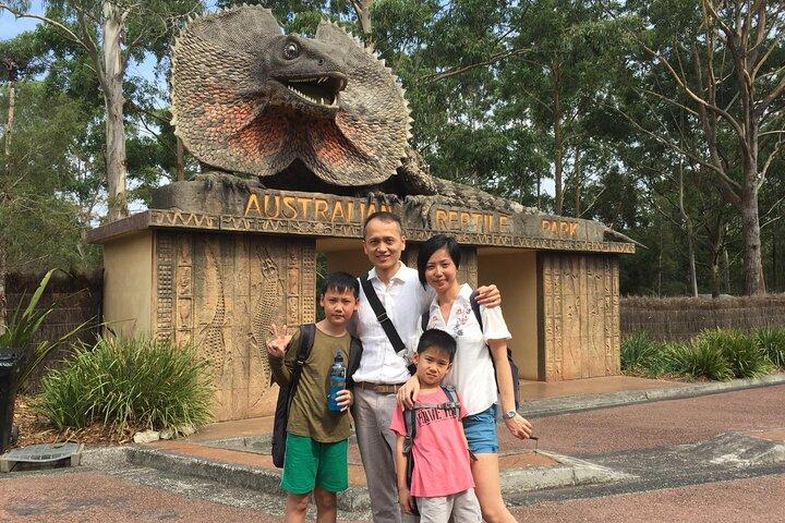 オーストラリアの爬虫類公園オプション付き、シドニーからのセントラル コースト プライベート ツアー