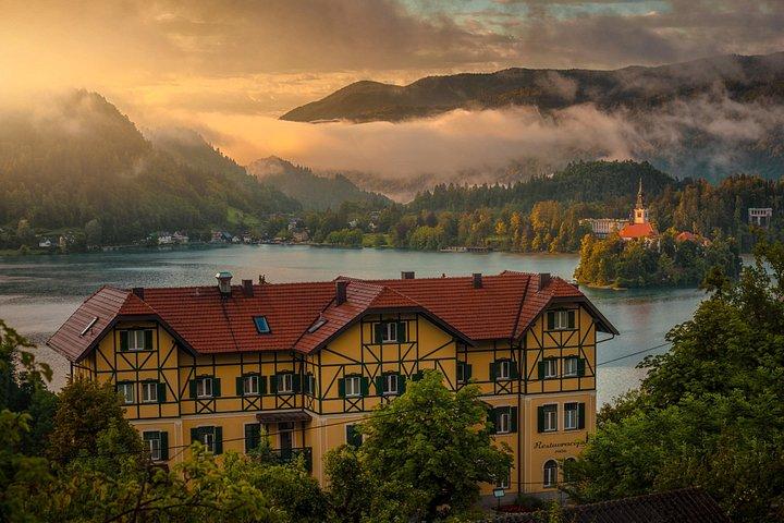 Hotel Triglav Bledのワインセラーでのスロベニアワインの試飲