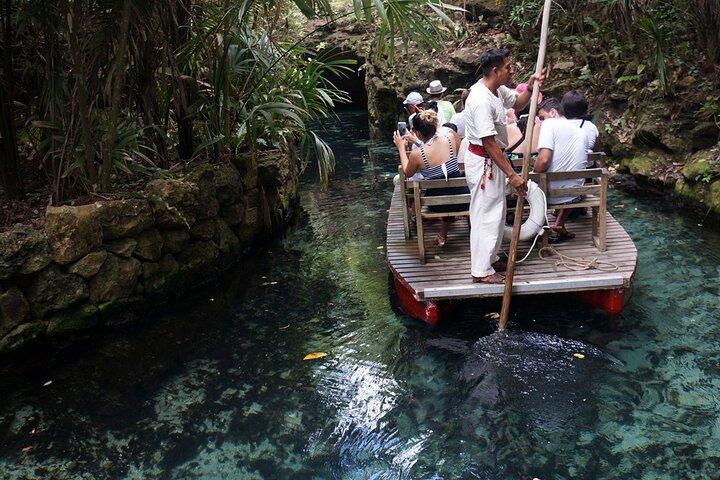 Xcaret Plus Tour! ネイチャーアドベンチャー+カンクンからの送迎