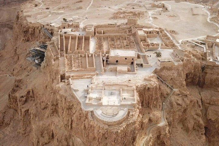 Visite privée : excursion d'une journée à Masada et la mer Morte au départ de Jérusalem